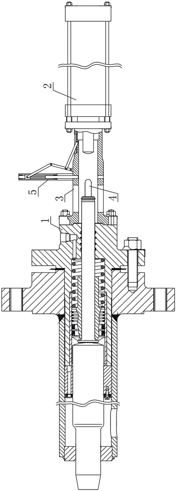 A mechanical vibrator with a safety interlock device