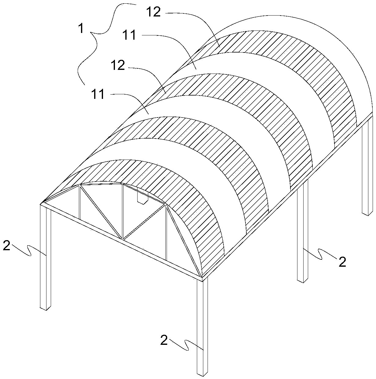 Tea leaf producing and processing system and complex tea making method