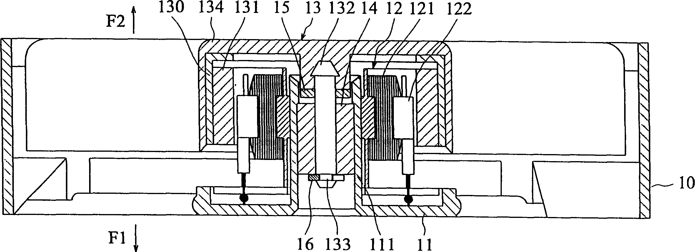 Magnetic-bearing motor