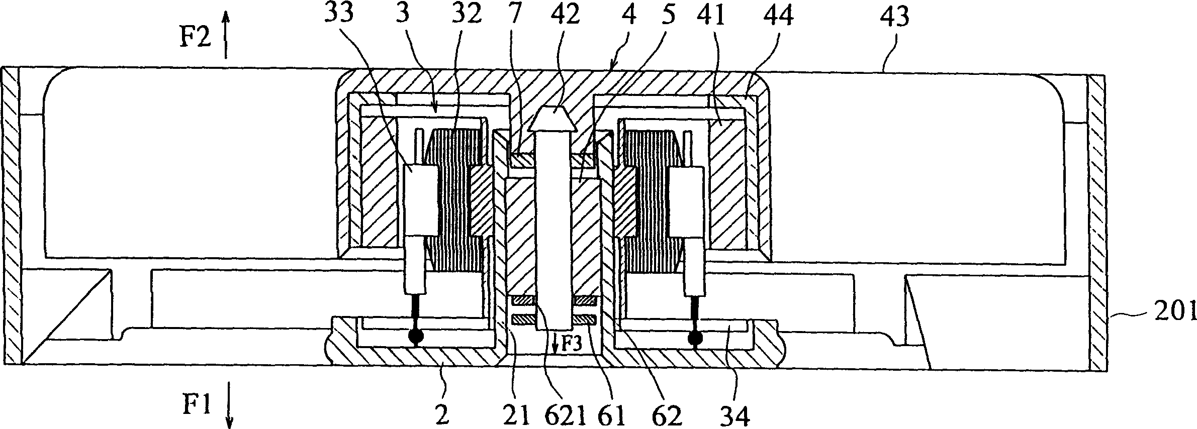 Magnetic-bearing motor