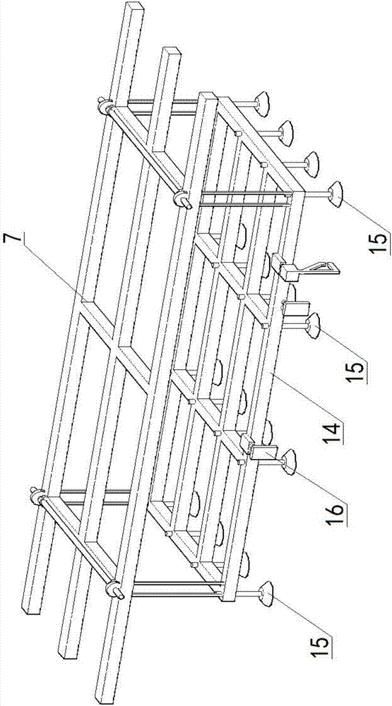 Automatic feeding and discharging device for sheet metal for numerical control punching machine