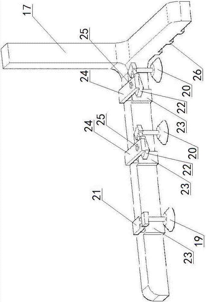 Automatic feeding and discharging device for sheet metal for numerical control punching machine