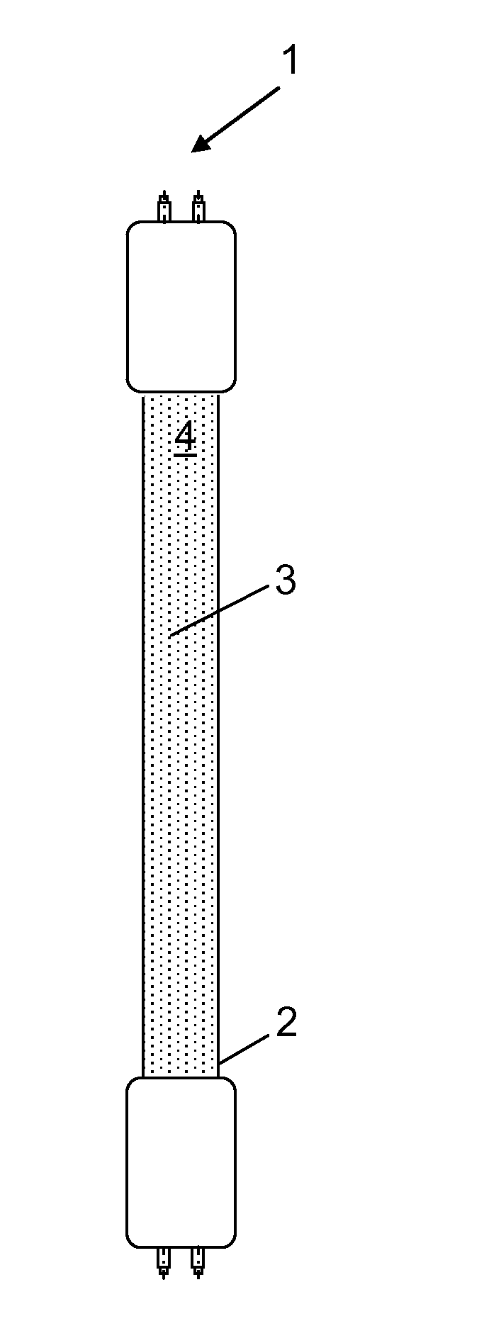 Radiator unit for generating ultraviolet radiation and method for its production