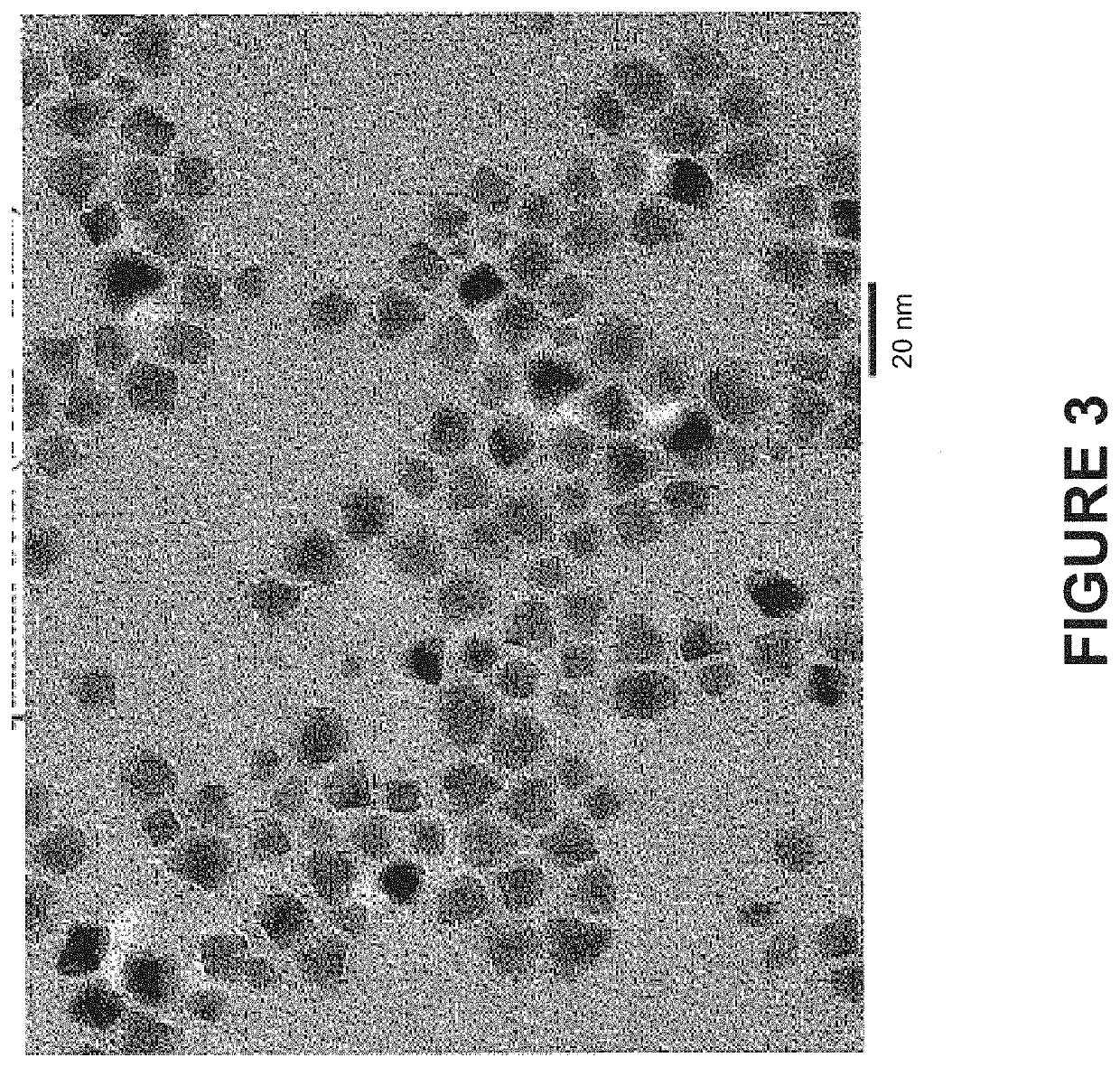 Blue-emitting nanocrystals with cubic shape and fluoride passivation