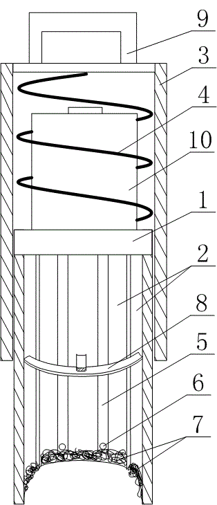 Ampoule wax sealing device convenient to operate