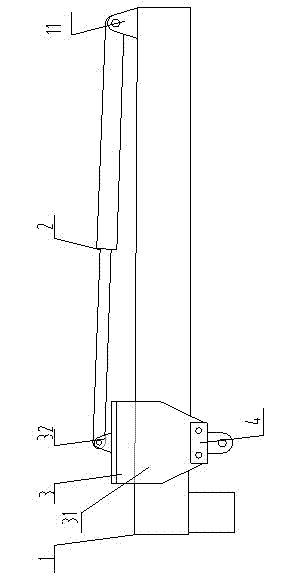 A kind of counterweight mobile device of crawler crane and crane including the device