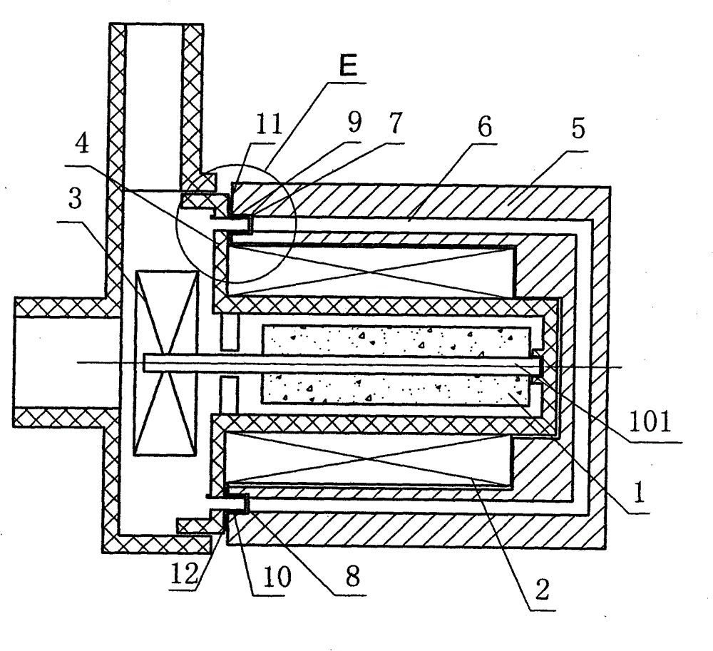 Small centrifugal water pump with impeller directly driven by internal rotor motor