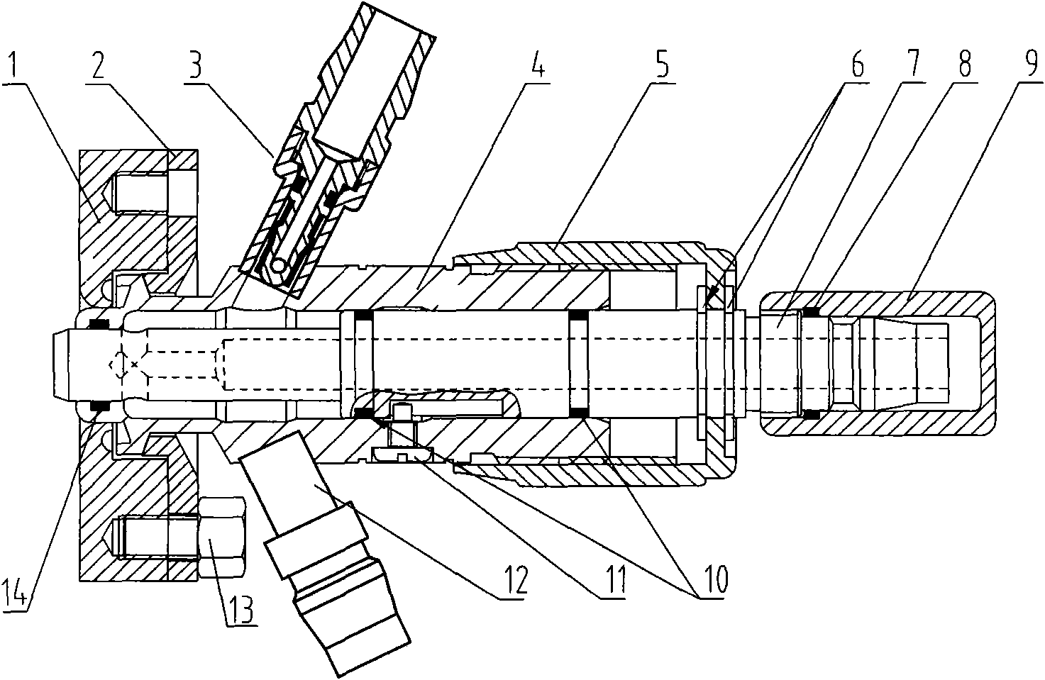 Sanitary cell sampling valve