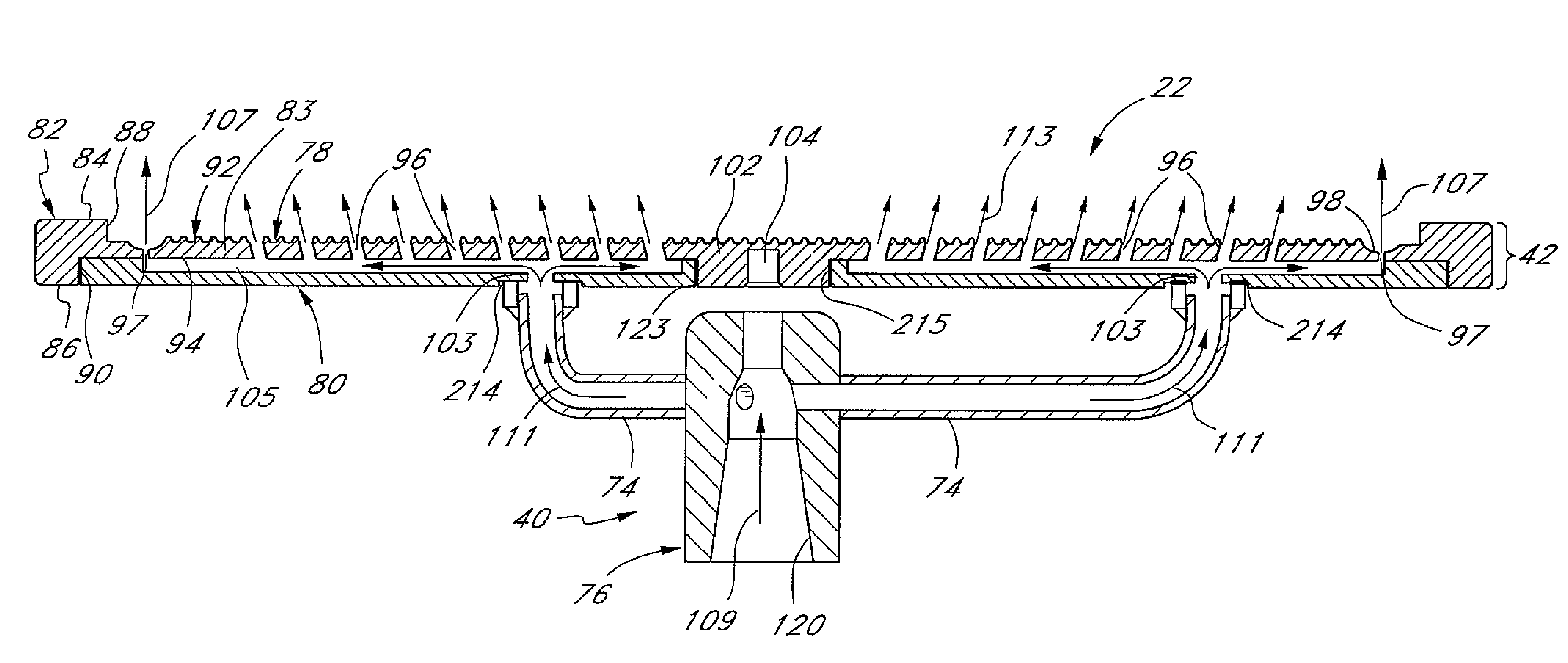 Method of supporting a substrate in a gas cushion susceptor system