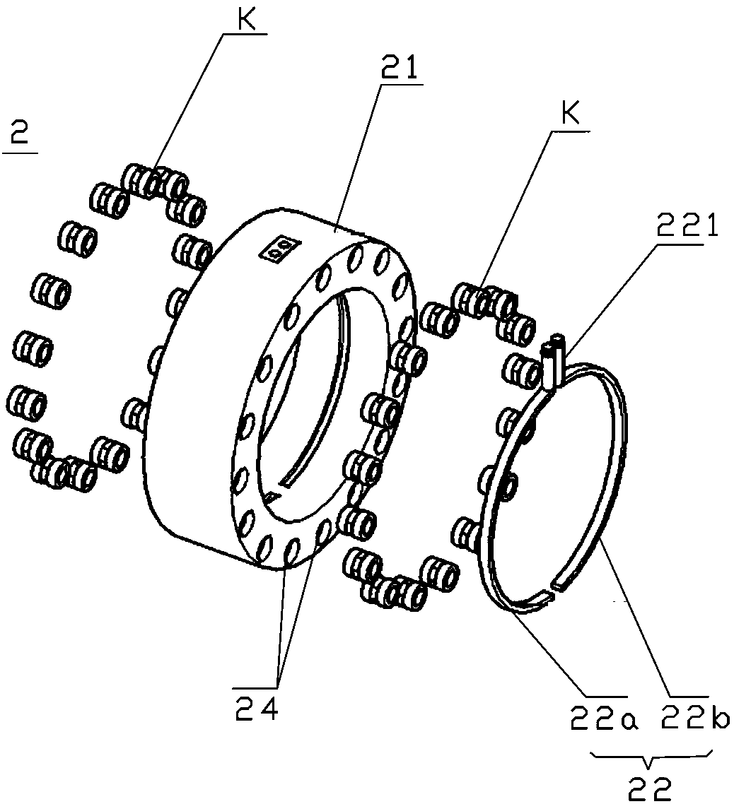 High-voltage cable insulating connector with built-in VHF (very high frequency) partial discharge sensing device