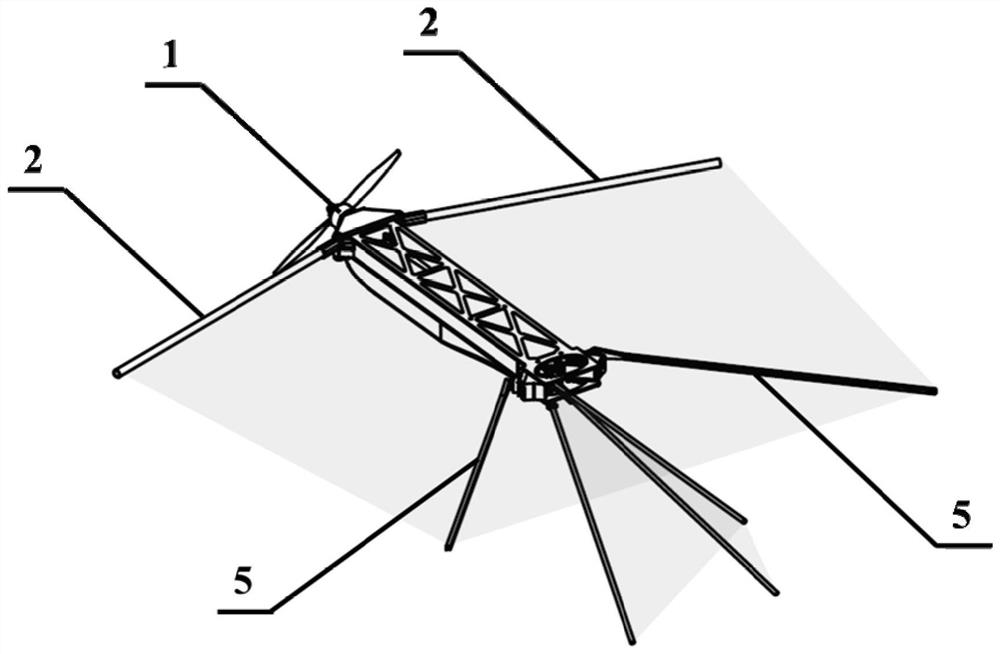 Bionic folding unmanned aerial vehicle using flexible airfoil