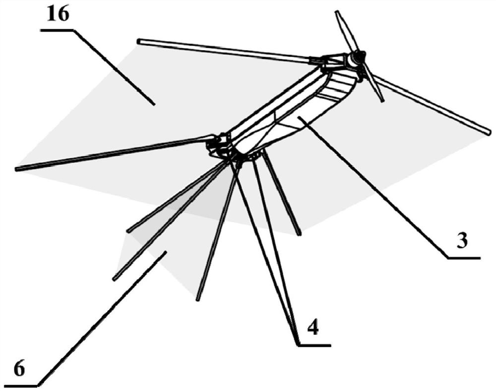 Bionic folding unmanned aerial vehicle using flexible airfoil