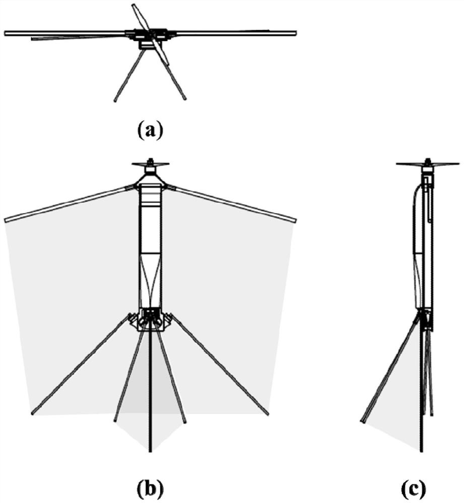 Bionic folding unmanned aerial vehicle using flexible airfoil