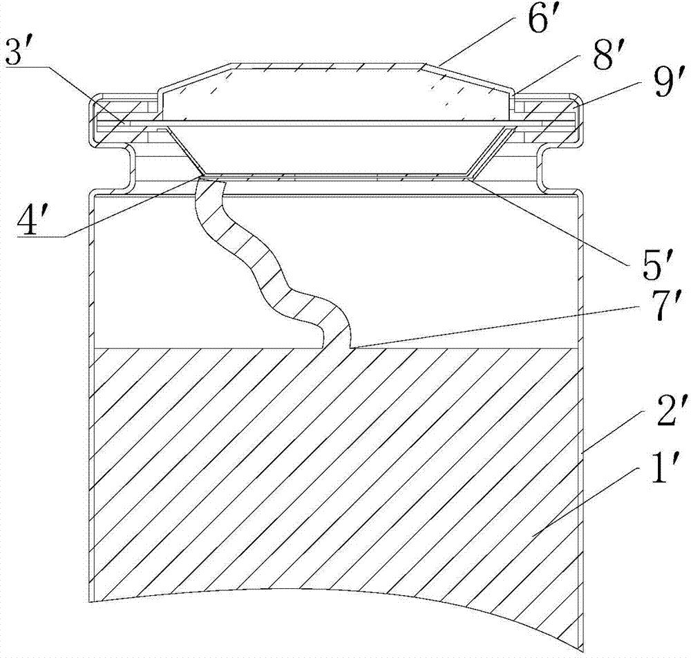 Cylindrical battery cap