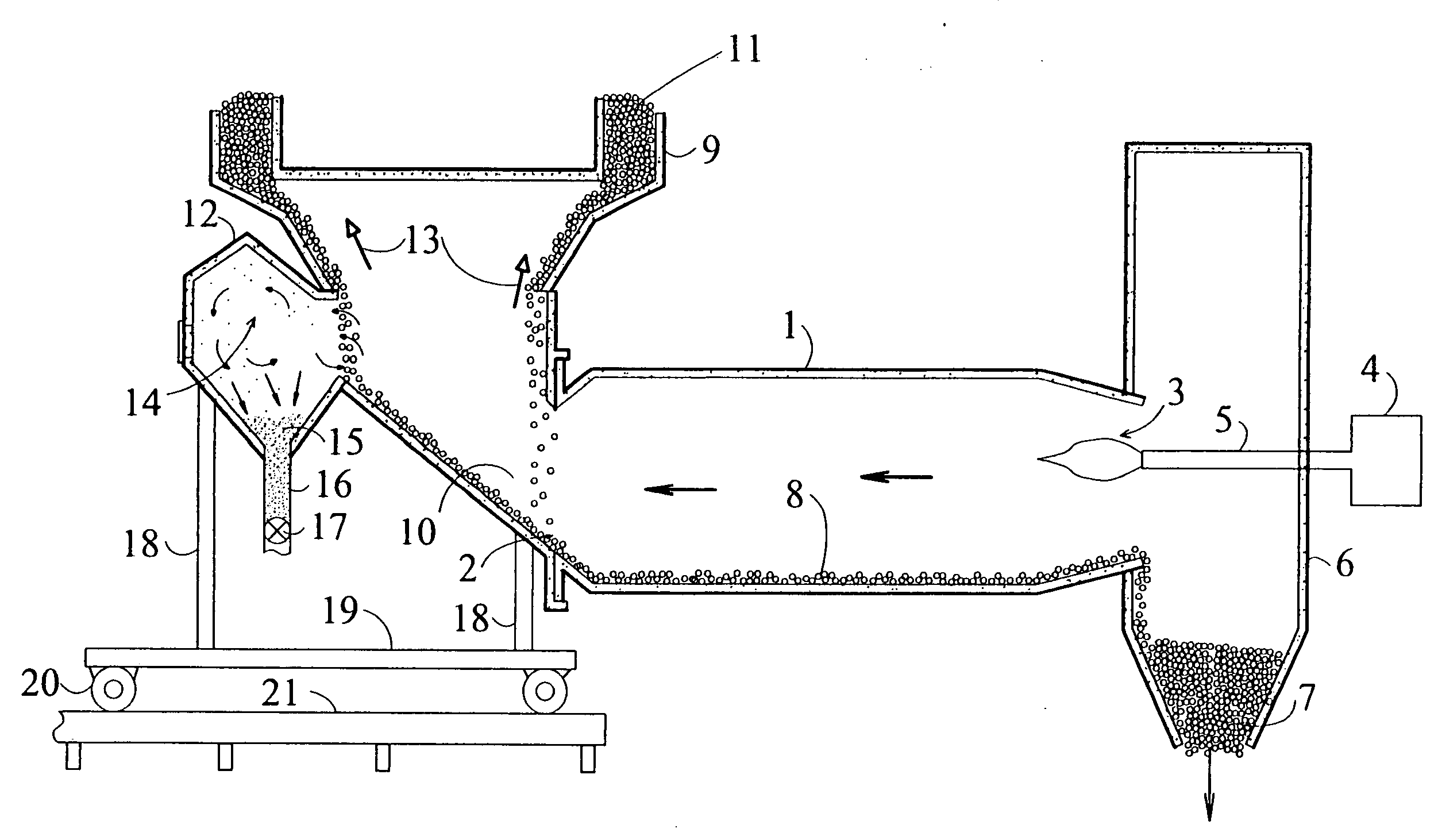 Fine dust removal system for lime kiln