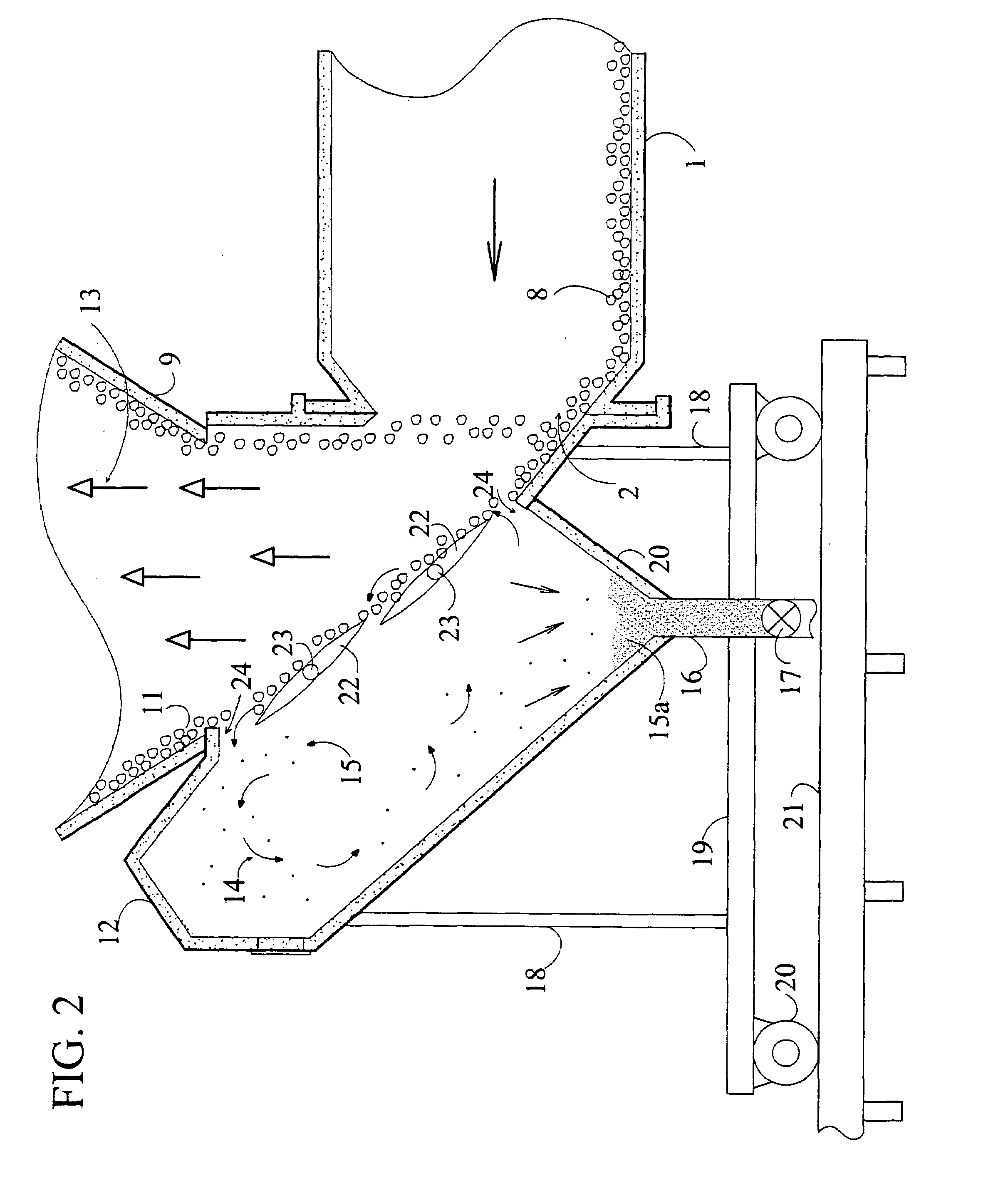 Fine dust removal system for lime kiln