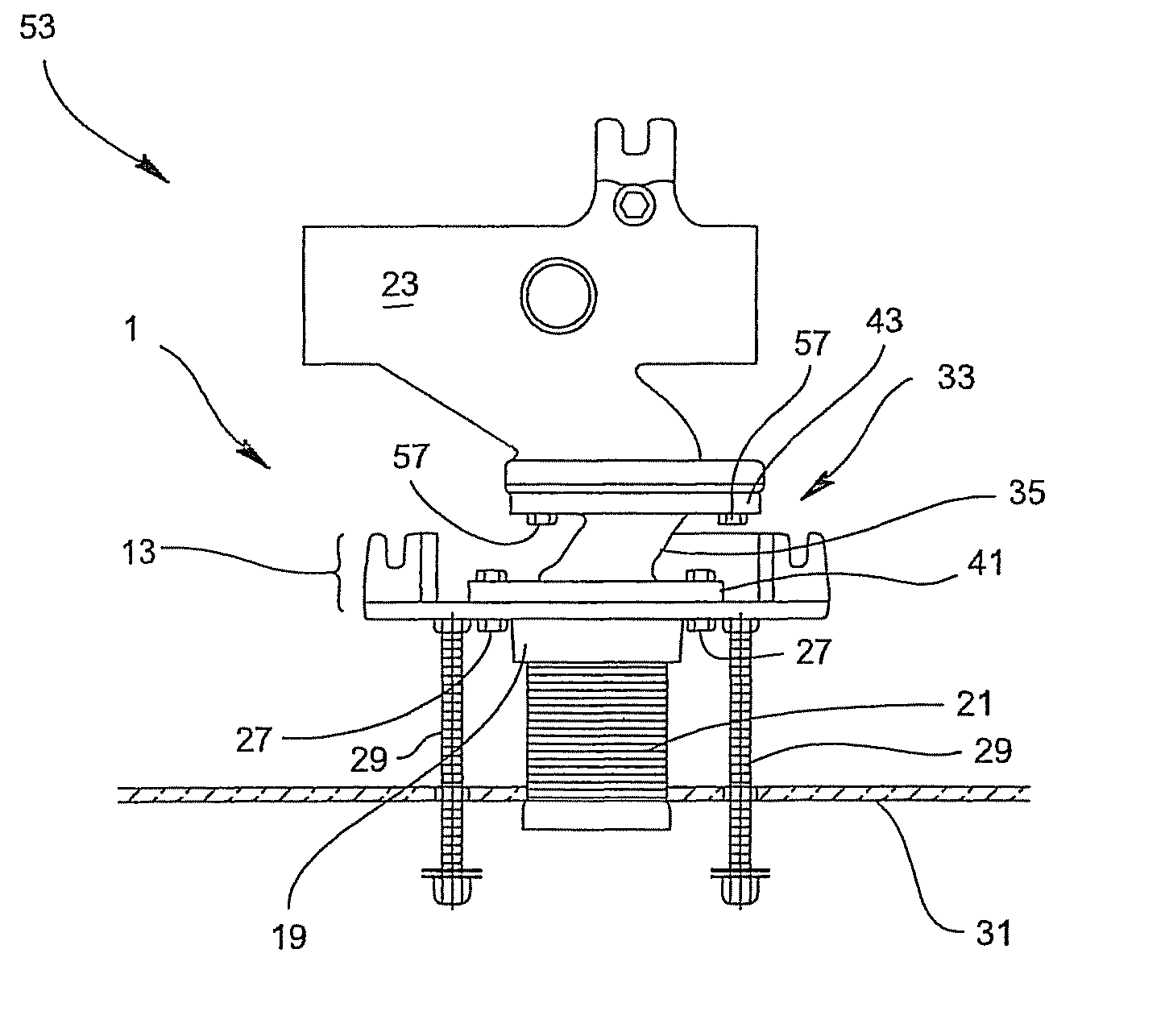 Off-set carrier