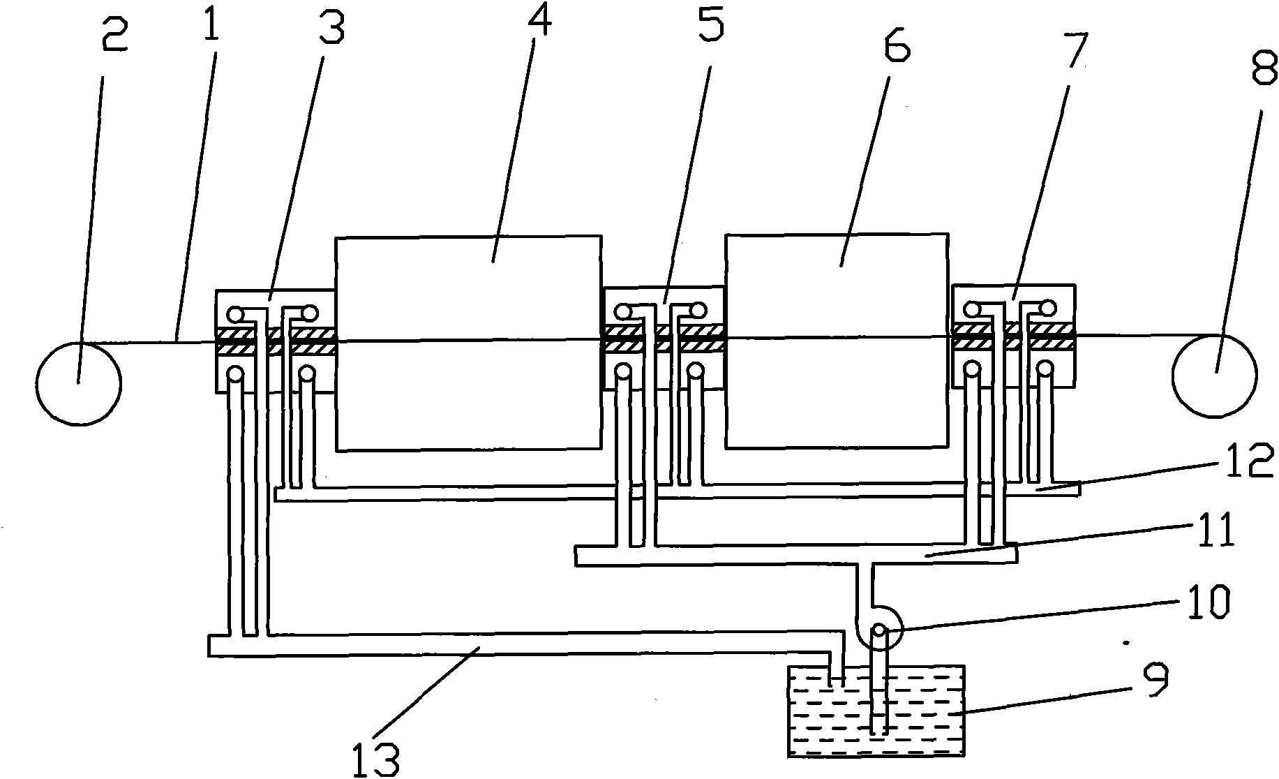 Waste heat utilization steel strip heat treatment system