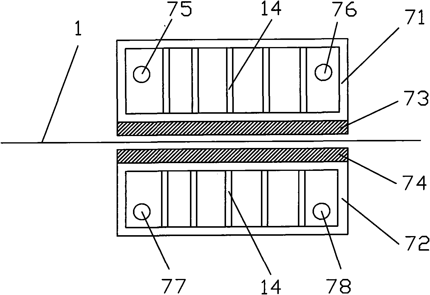 Waste heat utilization steel strip heat treatment system