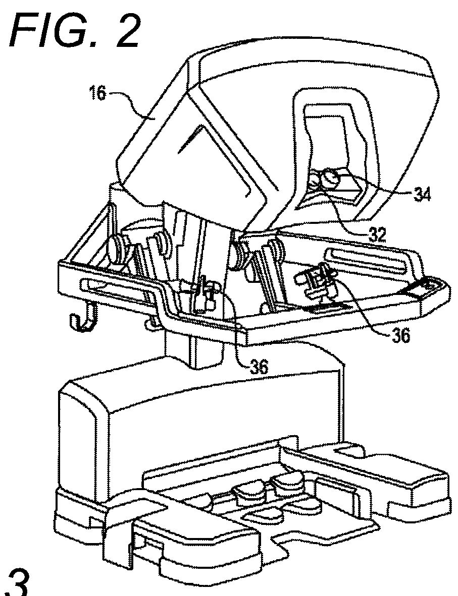 Multi-port surgical robotic system architecture