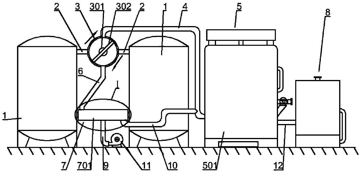 Heat storage smoke recovery device