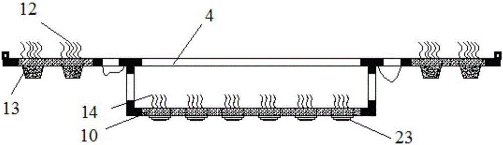 Ascending and descending dual-buoyancy regulation sinking bed-floating bed water quality purification device