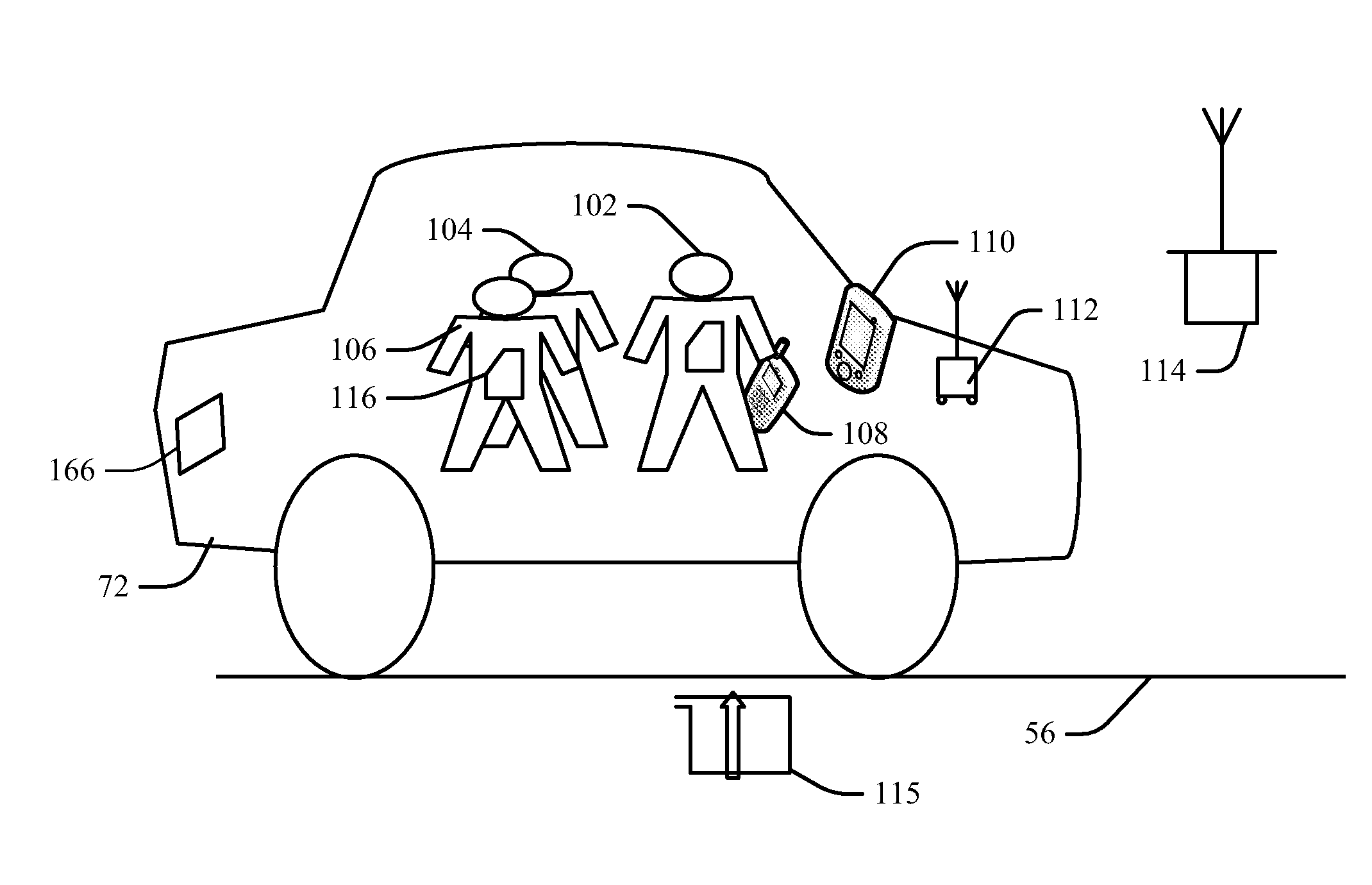 Variable rate travel fee based upon vehicle occupancy