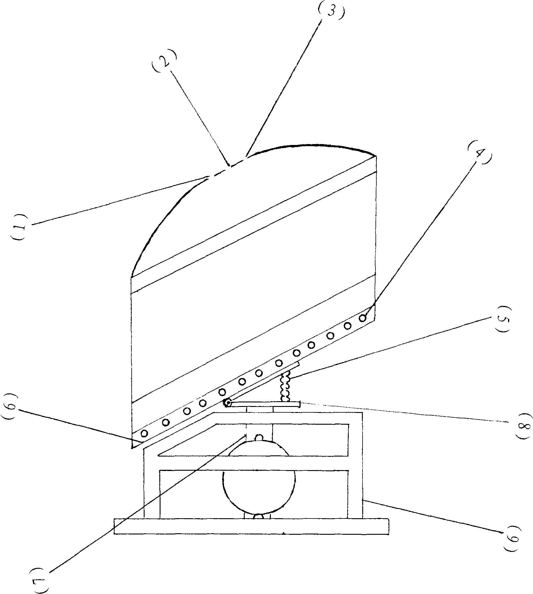 Butter process without generating carcinogen and foodstuff atomization low-temperature fryer