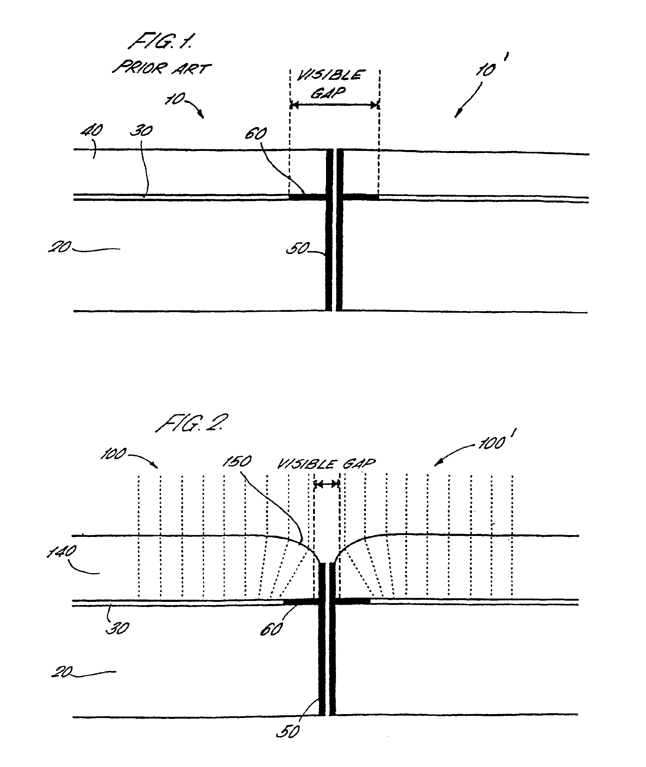 Visual display screen arrangement