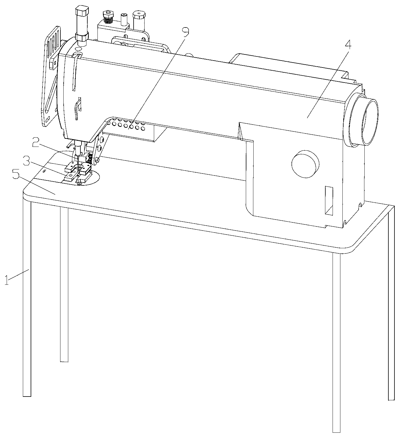 Sewing machine with pucker preventing effect