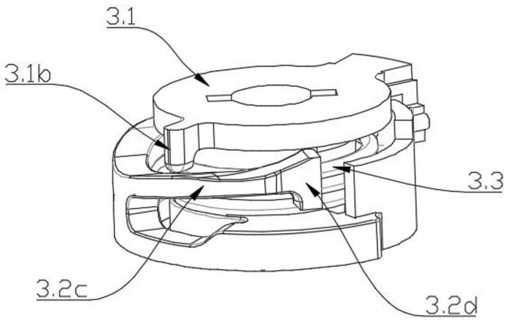 Switch energy storage structure and rotary electrical switch