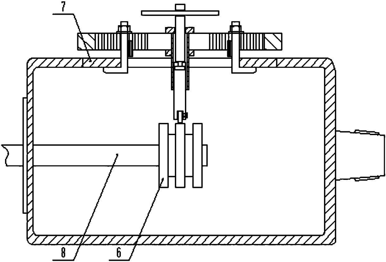 Motor slip ring online repair apparatus