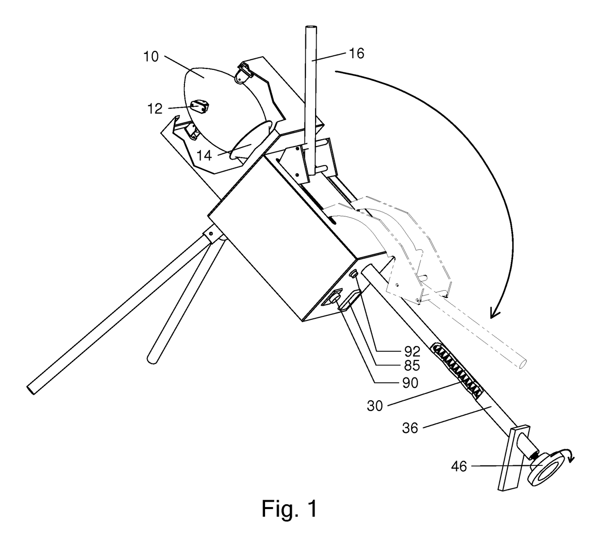 Football throwing machine