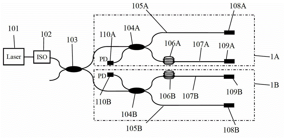 Optical fiber strain gauge and high-sensitivity disc-type displacement sensor with ultra-short base line