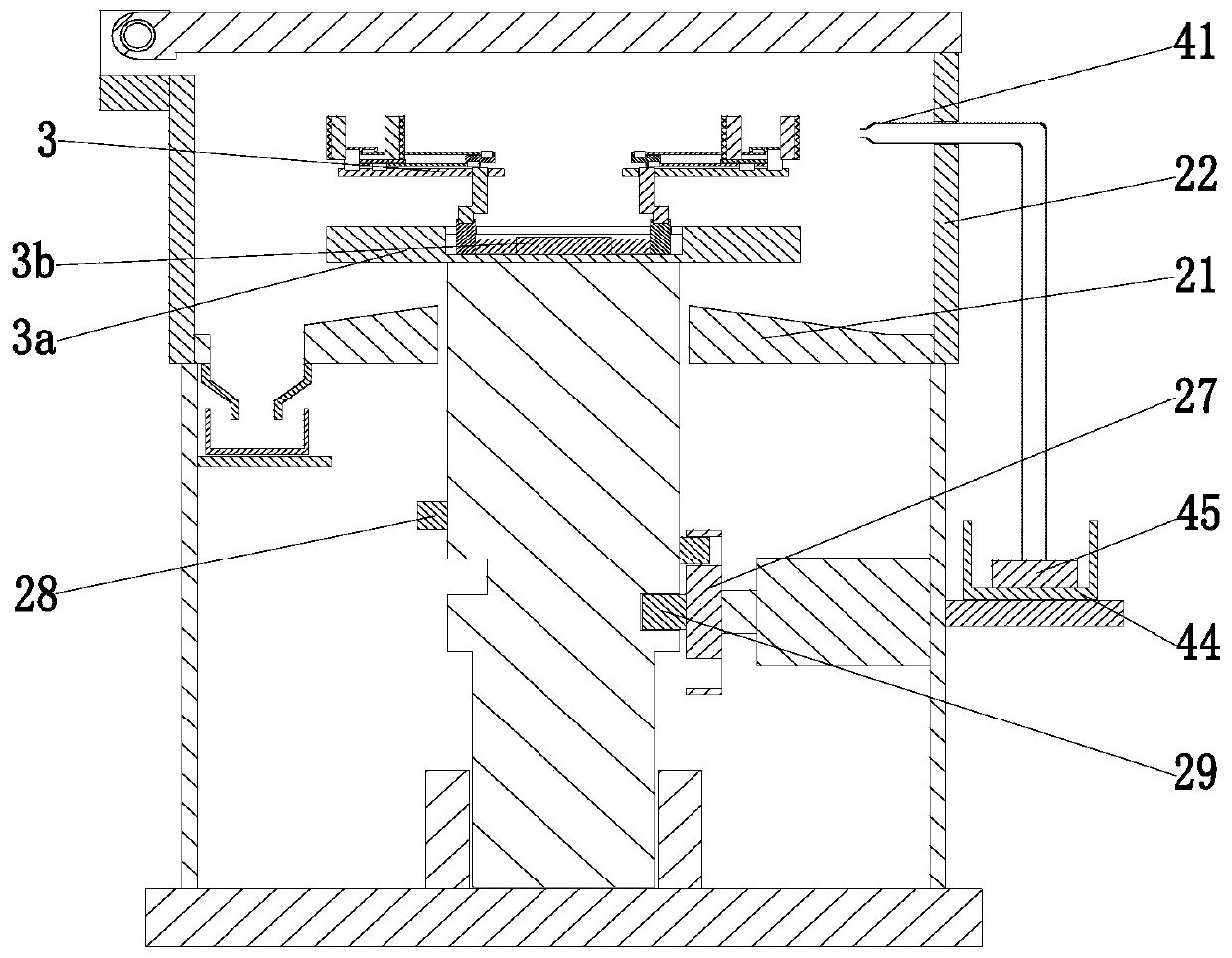 Boiler accessory surface spraying device and surface spraying process