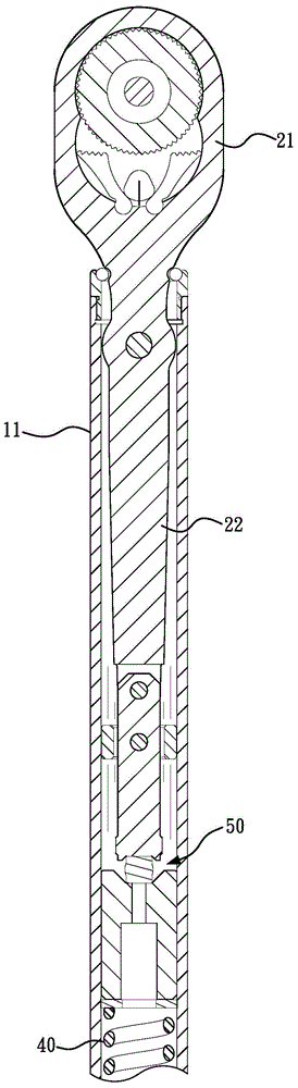 Torque wrench provided with locking device