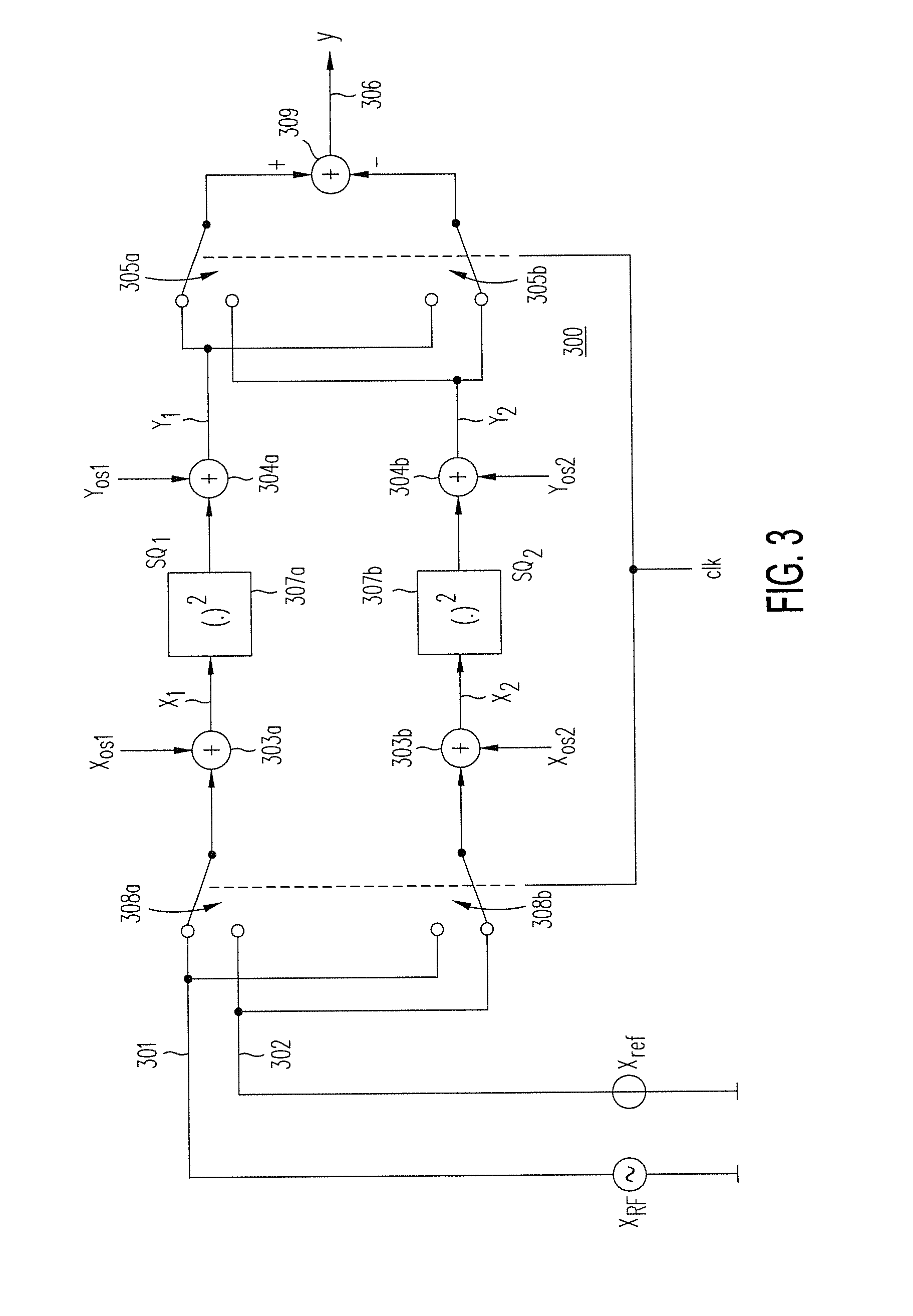 High-frequency RMS-DC converter using chopper-stabilized square cells