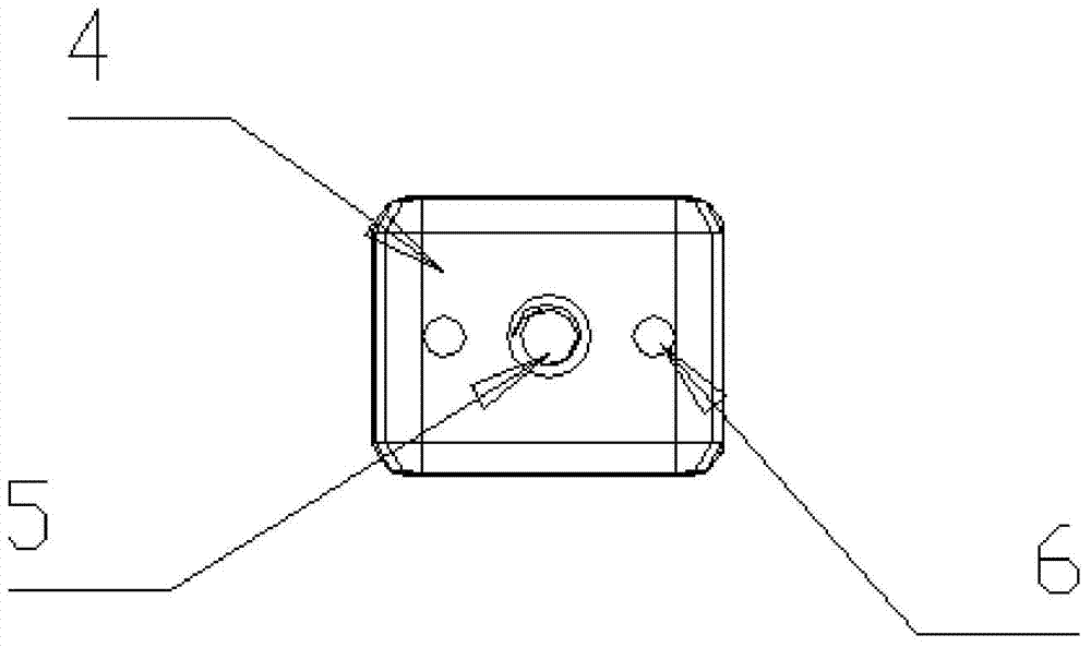 Lumbar vertebra posterior approach fusion device