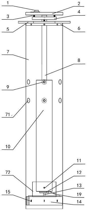 Large-dip-angle self-leveling device