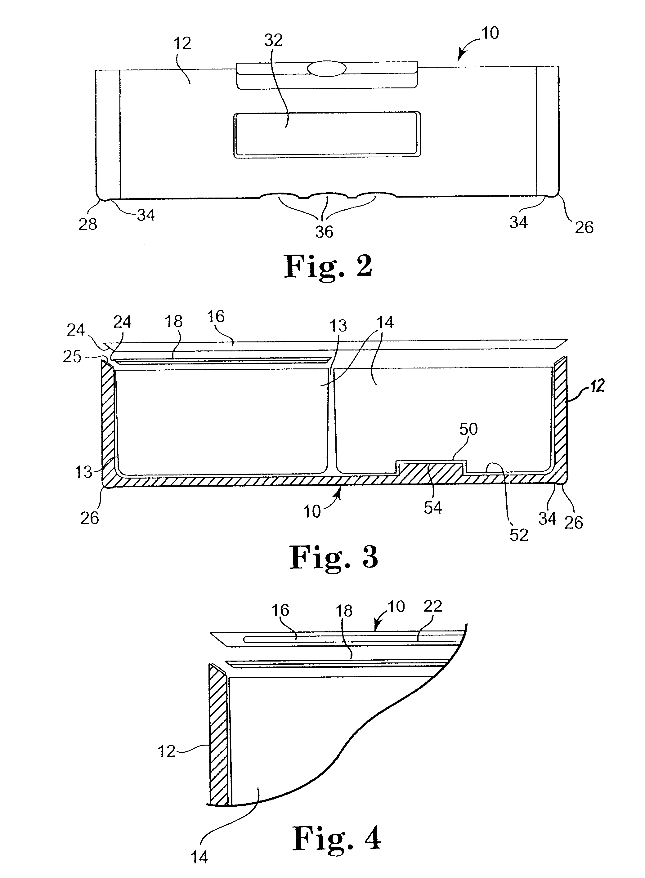 Multi-compartment container and lid assembly