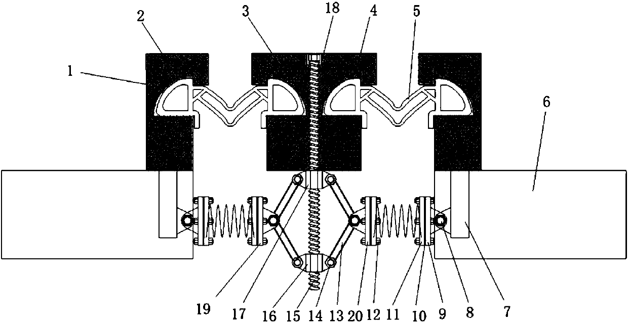 Assembly combination replaceable modular expansion device and preparation process thereof