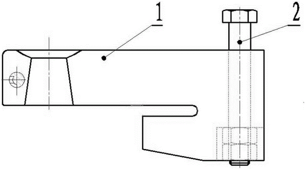 Vertical double-hanging clamp