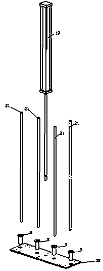 Gluing equipment for electroplating hanger