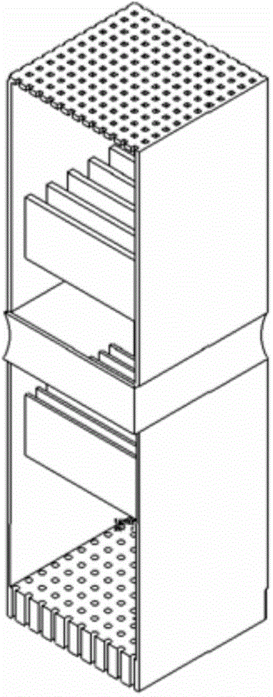 Air purification treatment device under ionization and ultrasonic coupling effects