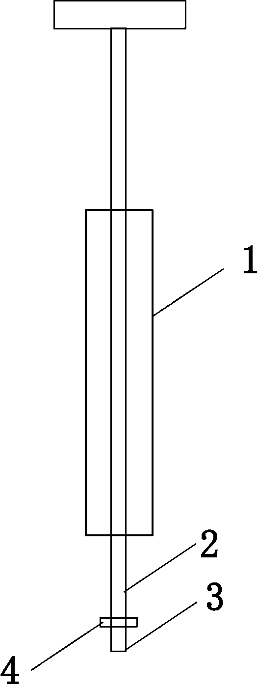 Spotting needle of thin layer chromatography