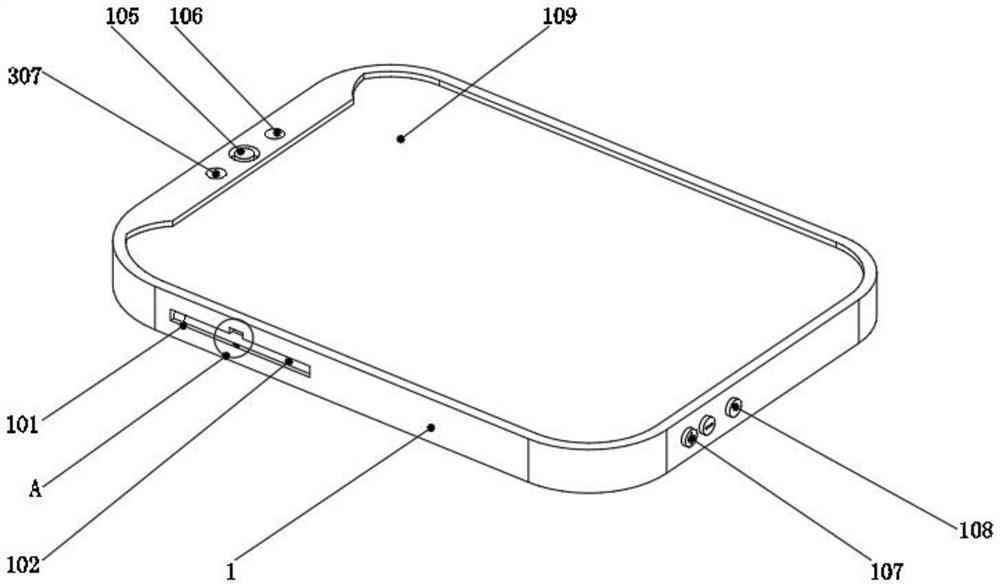 Tablet computer with low-power-consumption heat dissipation structure