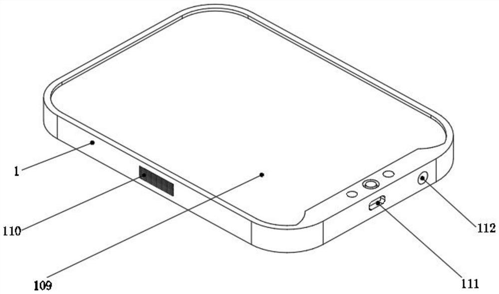 Tablet computer with low-power-consumption heat dissipation structure