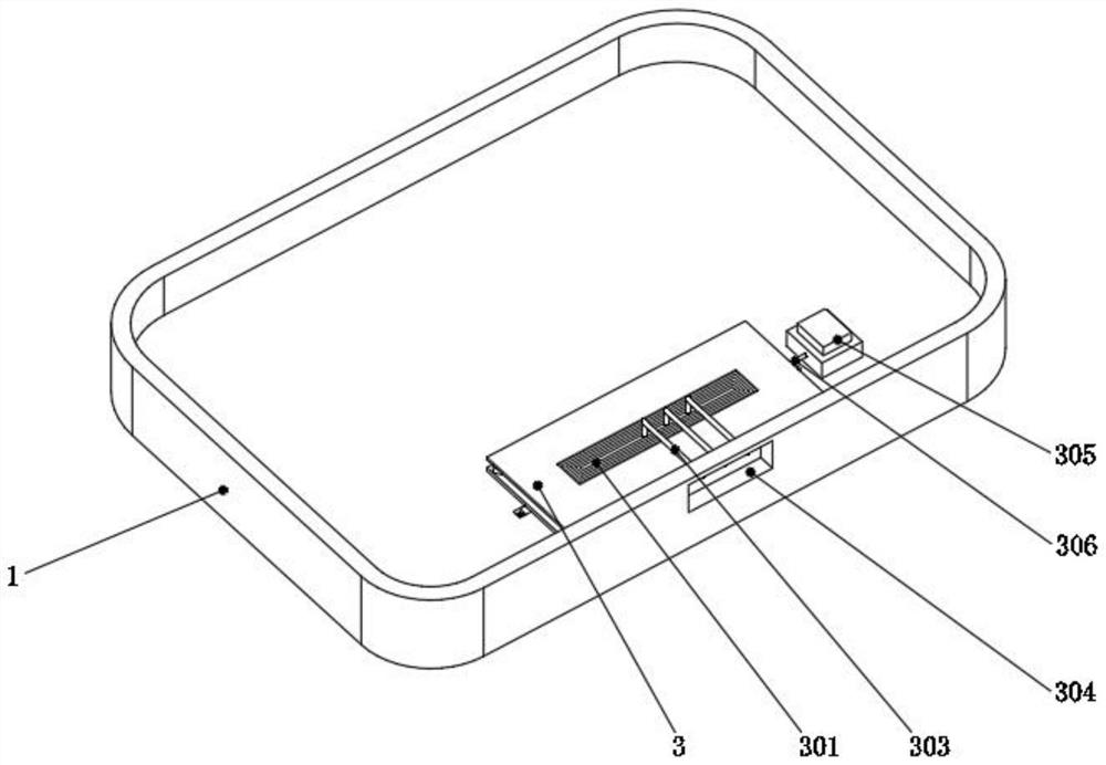 Tablet computer with low-power-consumption heat dissipation structure