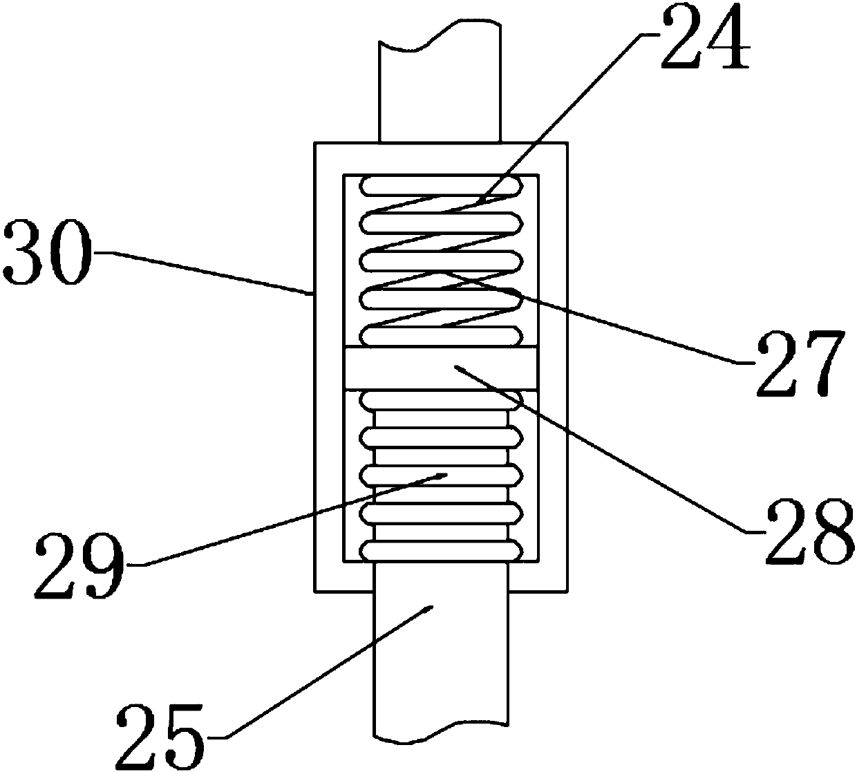 Adjustable continuous earth rammer