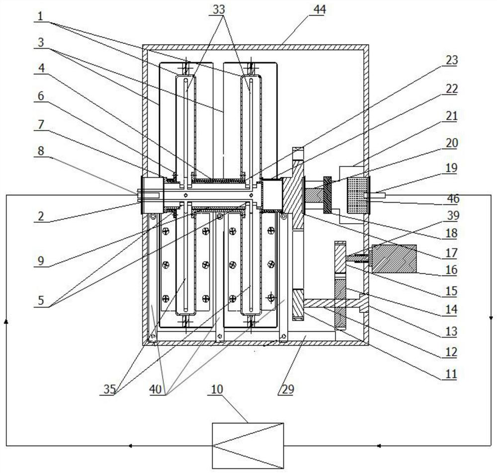 A rotary scraping film distillation and desalination device